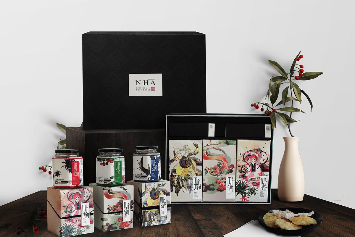 越南蜜餞食品 Nhà 品牌包裝vi設(shè)計(jì)，vi設(shè)計(jì)，視覺(jué)形象vi設(shè)計(jì)，食品vi設(shè)計(jì)，品牌包裝設(shè)計(jì)，蜜餞食品品牌vi設(shè)計(jì)，vi品牌策劃，深圳vi設(shè)計(jì)，左右格局