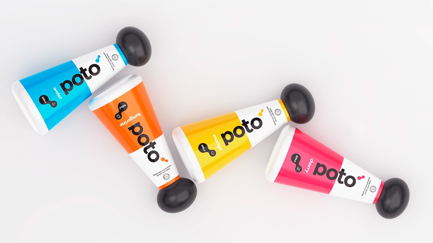 Poto自來(lái)水公司品牌VI設(shè)計(jì)和包裝設(shè)計(jì)案例，企業(yè)VI設(shè)計(jì)，品牌形象設(shè)計(jì)，包裝設(shè)計(jì)，深圳VI設(shè)計(jì)，左右格局